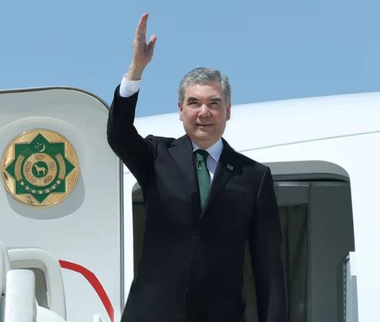 National Leader Arrives in the United States on Official Working Visit