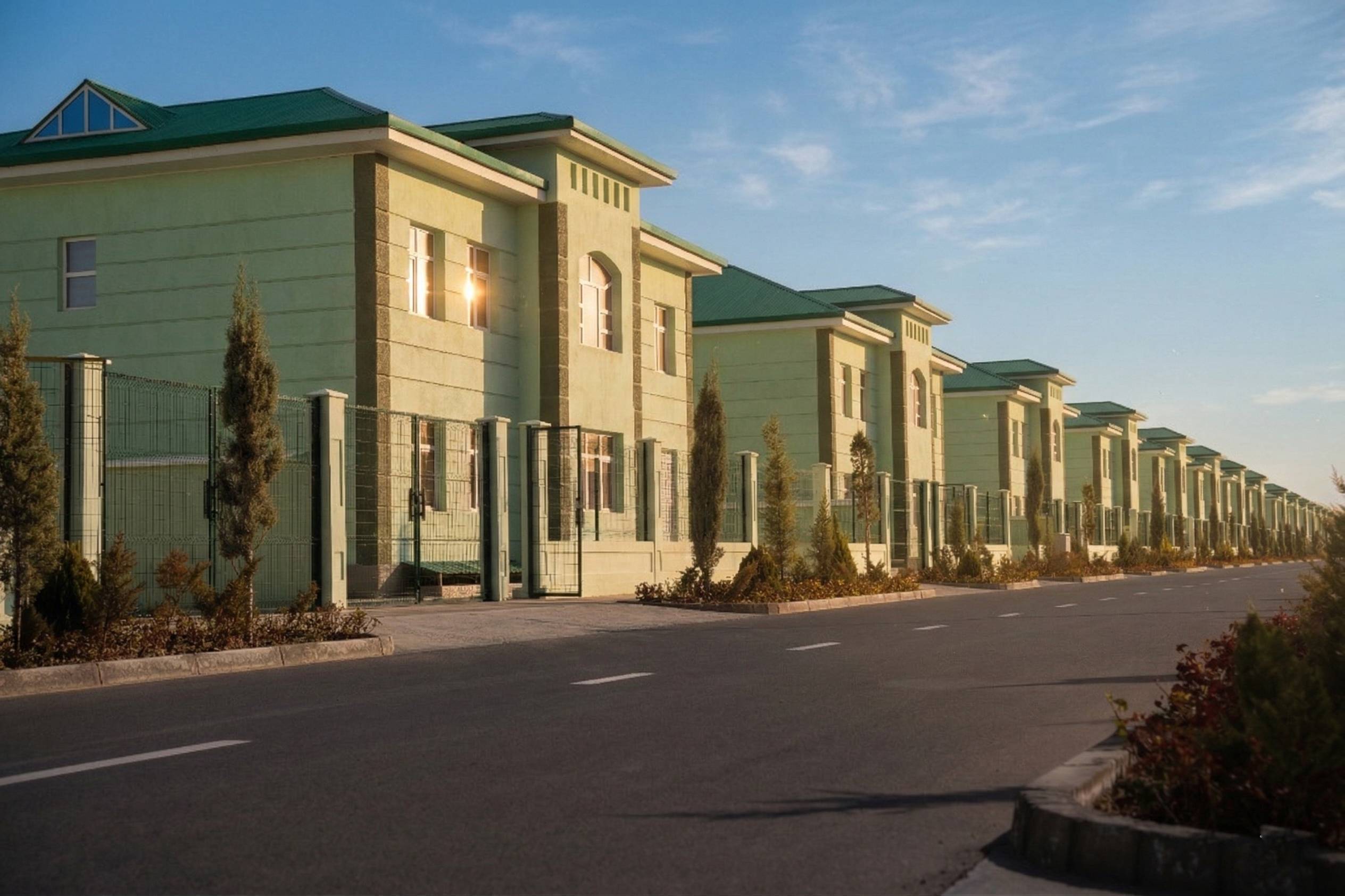 Türkmenistanyň Prezidenti Ýolöten etrabynda döwrebap şäherçäniň düýbüni tutmak dabarasyna gatnaşdy