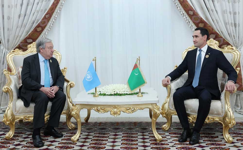 Meeting between the President of Turkmenistan and the Secretary-General of the United Nations
